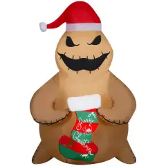 5ft. Airblown&reg; Inflatable Christmas Oogie Boogie with Scary Christmas Stocking