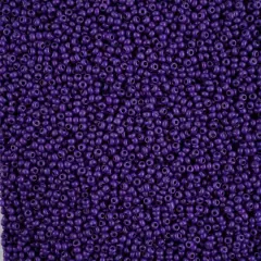John Bead Terra Intensive 10/0 Czech Glass Seed Beads, 500g Purple Matte