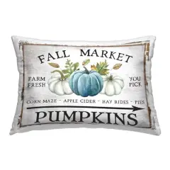 Stupell Industries Fall Market with Arrow Decorative Printed Throw Pillow