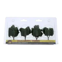 Woodland Scenics&reg; 3'' Medium Green Ready Made Realistic Trees