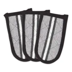 DII&reg; Chef Stripe Pan Handles, 3ct. Black