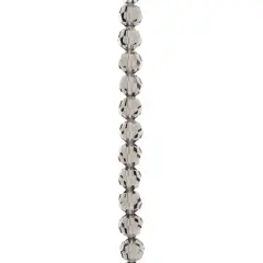 Preciosa Glass Crystal Round Beads, 6mm by Bead Landing&trade; Black Diamond