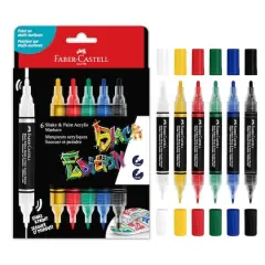 Faber-Castell&reg; Black Edition Classic Colors Shake & Paint Markers