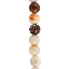 Fire Agate Round Beads, 8mm by Bead Landing&trade;