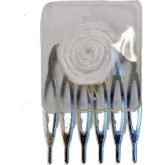 JAM Paper 1.5" Silver Design Comb