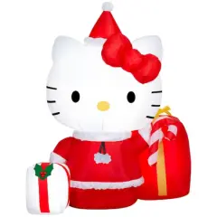 4ft. Airblown&reg; Inflatable Christmas Hello Kitty&reg; with Presents