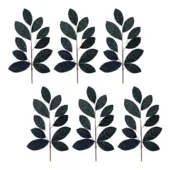 25" Forest Green Leaf Spray, 6ct.