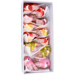 JAM Paper Assorted 2" Floral Accessories Birds, 12ct.