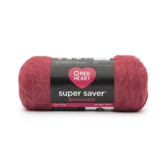 Red Heart&reg; Super Saver Brushed Yarn Soft Brick