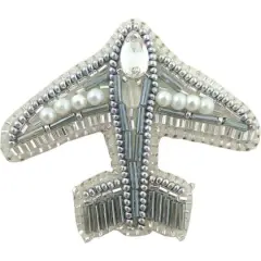 Crystal Art Beadwork Aircraft Brooch Kit