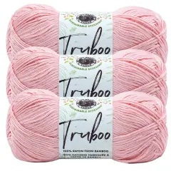3 Pack Lion Brand&reg; Truboo Yarn Light Pink