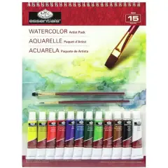 Royal & Langnickel&reg; Essentials&trade; 15 Piece Watercolor Artist Pack