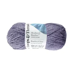 Heathered Bamboo&trade; Yarn by Loops & Threads&reg; Violet
