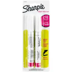 Sharpie&reg; Medium Point White Oil-Based Opaque Paint Markers, 2ct.
