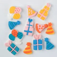 PME Cake Sweet Street&reg; Party Icons Icing Decorations