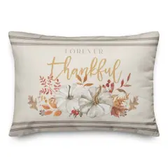 Forever Thankful 20" x 14" Indoor / Outdoor Pillow