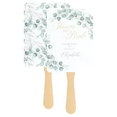 Hortense B. Hewitt Co. Greenery Bridal Shower Favor Fans, 12ct.