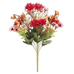 15" Mum Mix Deluxe Bush by Ashland&reg; Red/Orange
