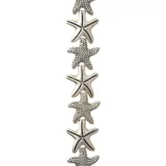 Silver Starfish Mix Metal Beads, 14mm by Bead Landing&trade;