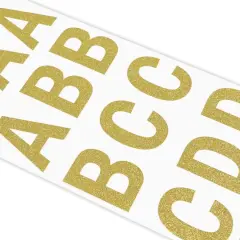 Gold Glitter Alphabet Stickers by Recollections&trade;