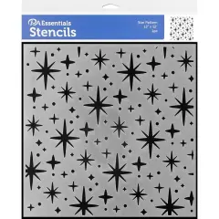 PA Essentials Star Pattern Stencil, 12'' x 12''