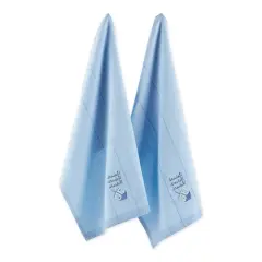 DII&reg; Dreidel Embroidered Dishtowel Set