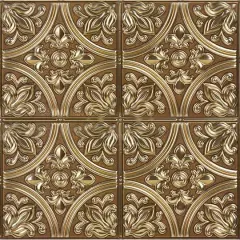 InHome Chelsea Bronze Peel & Stick Tin Tiles