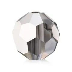 John Bead Preciosa 4mm Czech Crystal Glass Faceted Round Beads, 40ct. Labrador Halfcoat