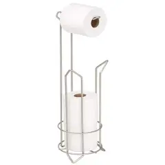 Bath Bliss Toilet Paper Holder & Reserve Satin
