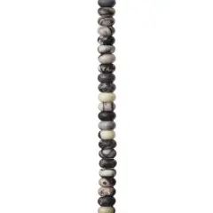 Black Network Rondelle Beads by Bead Landing&trade;, 6mm