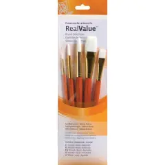 Princeton&trade; RealValue&trade; White Taklon Brush Set