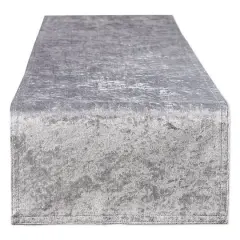 DII&reg; 72" Silver Velvet Table Runner