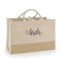 Hortense B. Hewitt Co.Bride Natural Jute Tote Bag