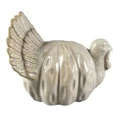 5" Ceramic Turkey Tabletop D&eacute;cor by Ashland&reg; Cream