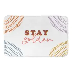 Stay Golden Bath Mat