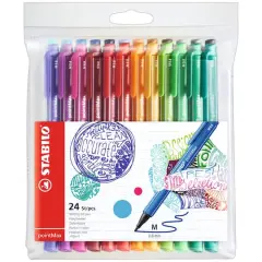 Stabilo&reg; PointMax 24 Color Writing Felt Pen Set