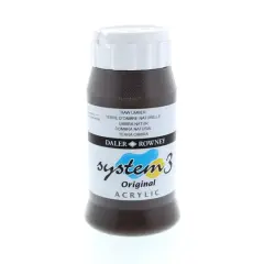 Daler-Rowney&reg; Original System 3 Acrylic, 500mL 247 Raw Umber