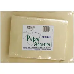 PA Paper&trade; Accents Card & Envelope Pack, 5" x 7" Ivory