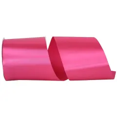 JAM Paper 4" x 50yd. Satin Allure Single Face Ribbon Azalea