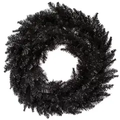 24" Black Fir Wreath