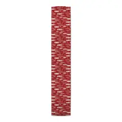 Fish Table Runner Red