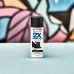 Painter's Touch&reg; 2X Ultra Cover&reg; Black Semi-Gloss Spray Paint