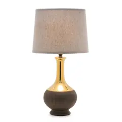 22" Two-Tone Ceramic Lamp