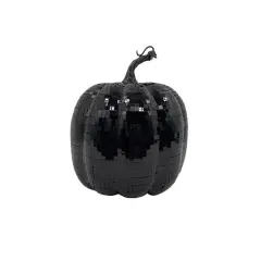7.75" Disco Pumpkin Tabletop D&eacute;cor by Ashland&reg; Black