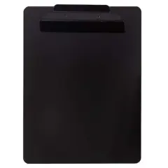 JAM Paper Black Legal Aluminum Premium Clipboard with Hinge