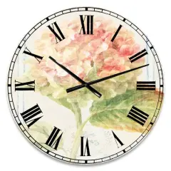 Designart Floursack Florals VIII Wall Clock
