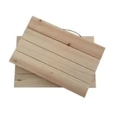 17" Natural Plaque by Make Market&trade;, 2ct.