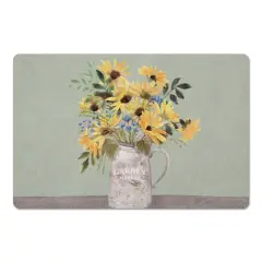 18" x 27" Pitcher of Sunflowers Market Floor Mat
