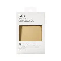 Cricut&reg; 4" x 6" Gold Foil Transfer Sheets, 24ct.