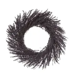 Hello Honey&reg; 17" Dried Natural Lavender Wreath